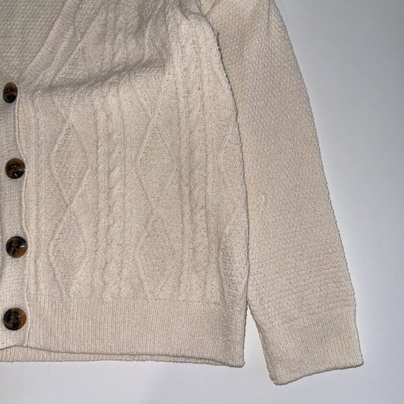 Stradivarius Cardigan Knit Sweater Button Up Size US Small - Picture 10 of 13